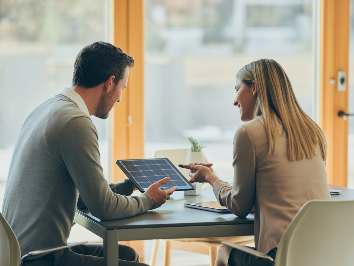 Hauseco Team bei Beratung