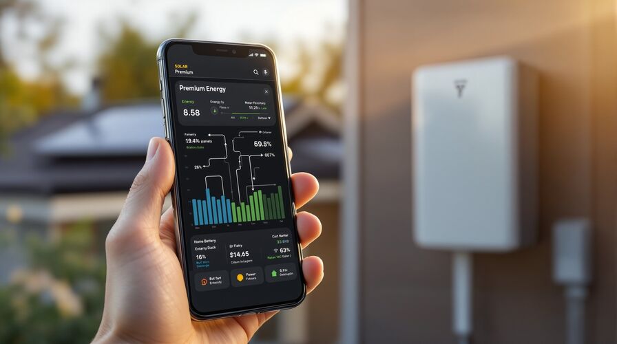 Intelligentes Photovoltaik Dashboard